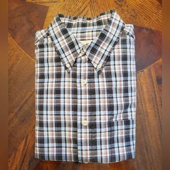 Eddie Bauer Plaid Men's Long Sleeve Shirt in Size M - Picture 2 of 5